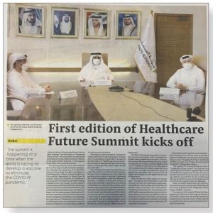 First Edition of Healthcare Future Summit - Publication by Gulf Today